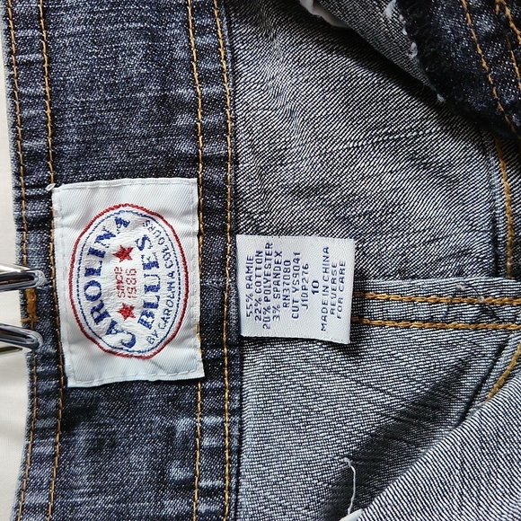 Denim Trousers with Decorative Pockets - Picture 5 of 5